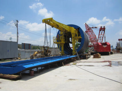 Support by Euroform for site set-up of equipment
